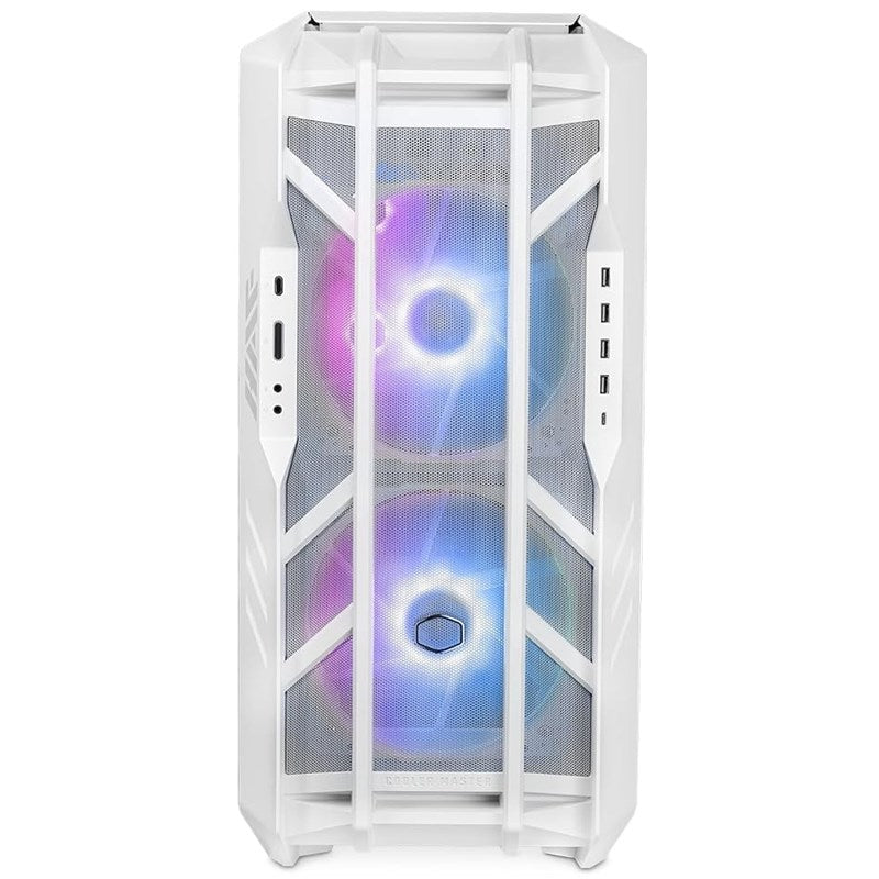 Cooler Master HAF 700 ARGB Full Tower ATX Gaming PC Case - White (5 ARGB Fans Included)