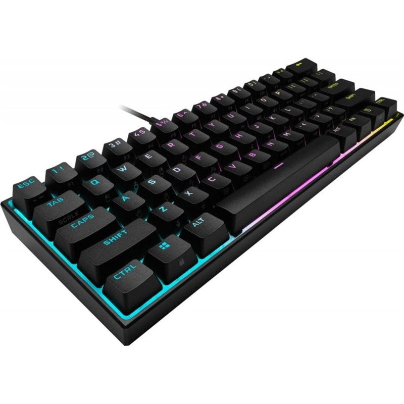 Corsair K65 RGB MINI 60% Mechanical Gaming Keyboard (CHERRY MX Red Switches) - Black