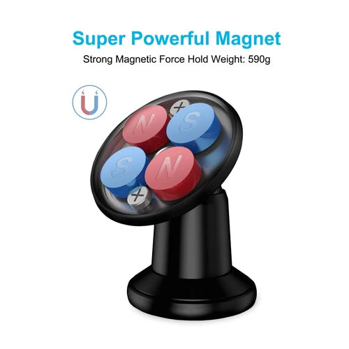 WizGear Universal Stick On Metal Dashboard Magnetic Car Mount Holder