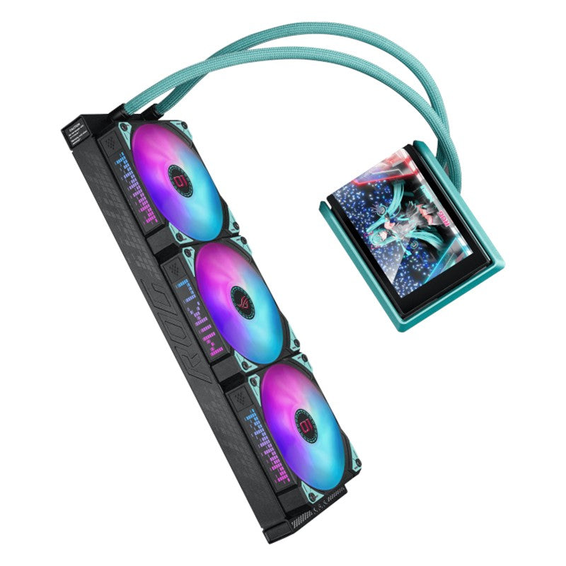 Asus ROG RYUO IV 360 ARGB Hatsune Miku Edition Liquid CPU Cooler with 6.67