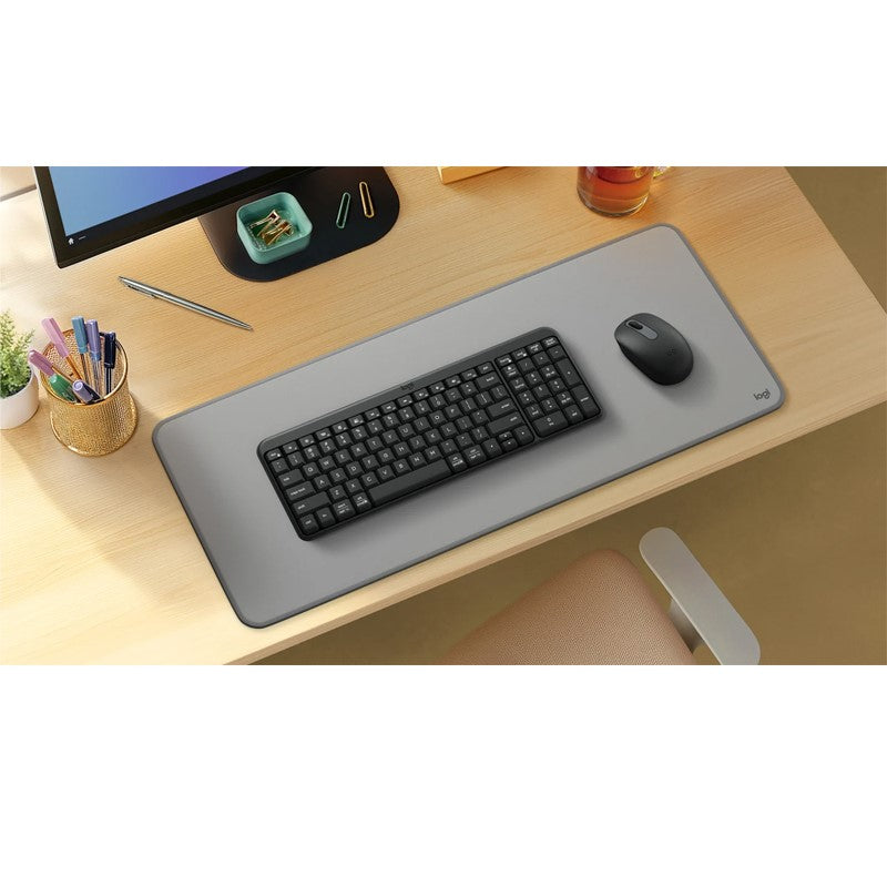 Logitech Kw Logitech K250 Wireless/Bluetooth Keyboard, English/Arabic - Graphite