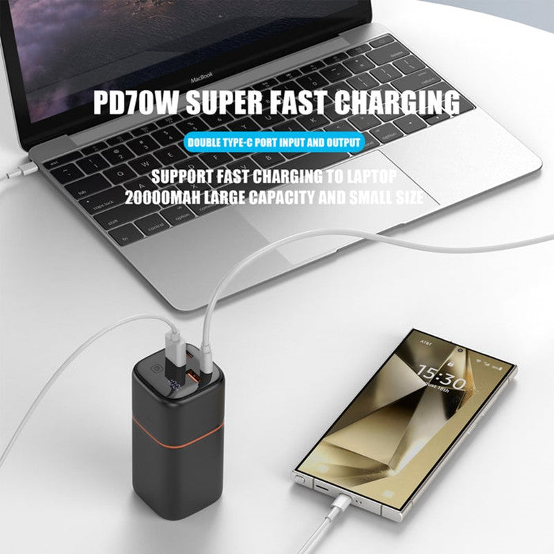 WST 20000mAh (70W) Power Bank - Black