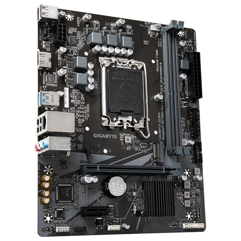 Gigabyte H610M K DDR4 (rev. 1.0) M-ATX Gaming Motherboard