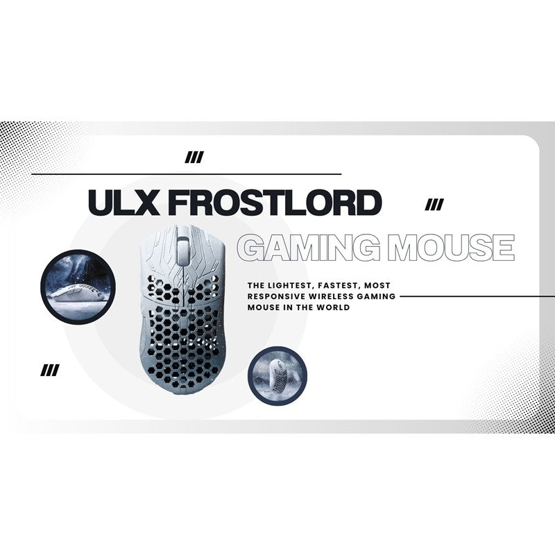 Finalmouse Gaming Mouse The Ultralight Frostlord - Large