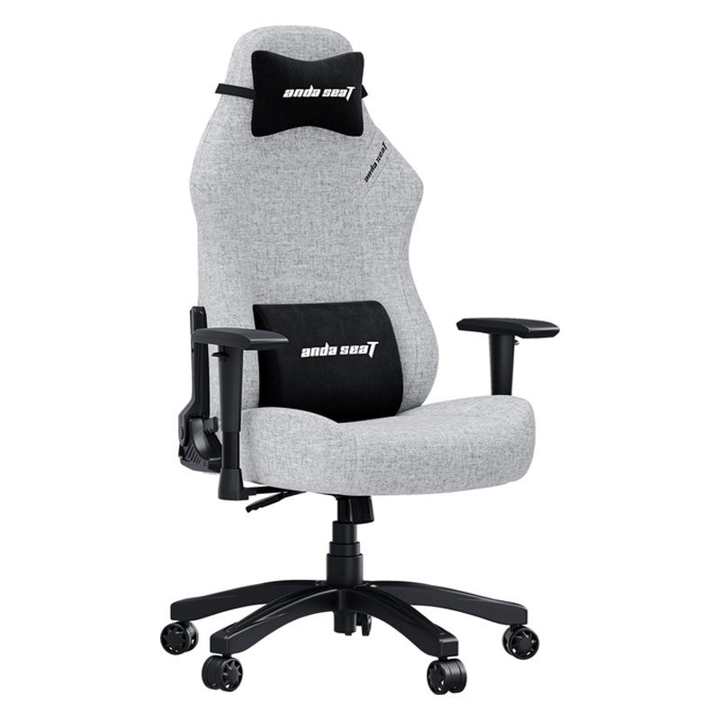 X-Rocker Nintendo All-Star Luigi Video Rocker Gaming Chair + AndaSeat Luna Series Gaming Chair Large - Grey