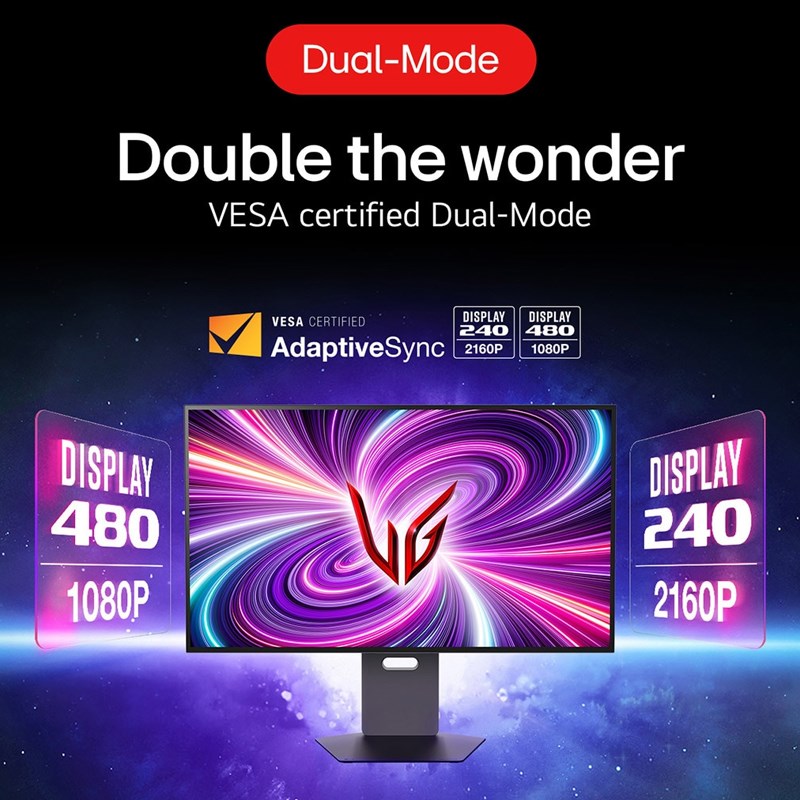 LG UltraGear Dual-Mode OLED 32