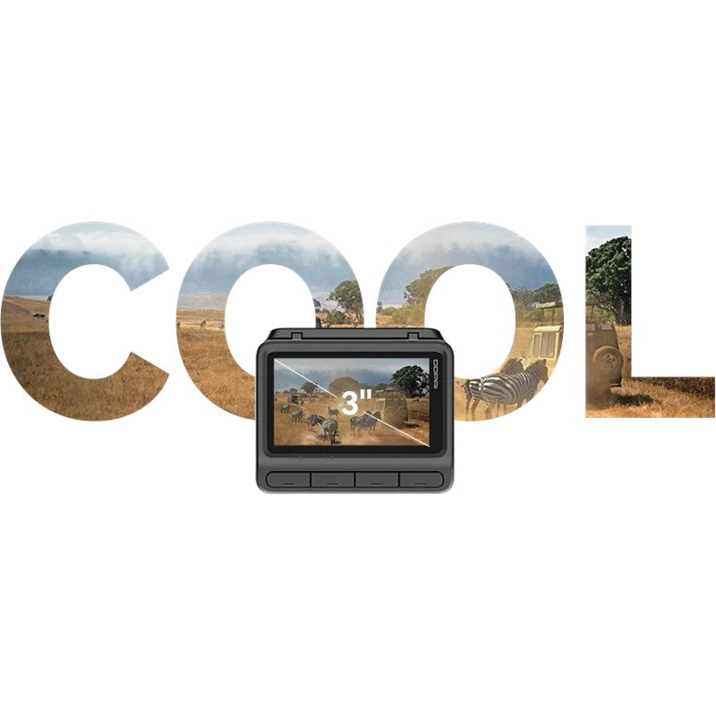 DDPAI Z60, 4G Three-Channel 4K Dashcam, Night Vision, Geofencing