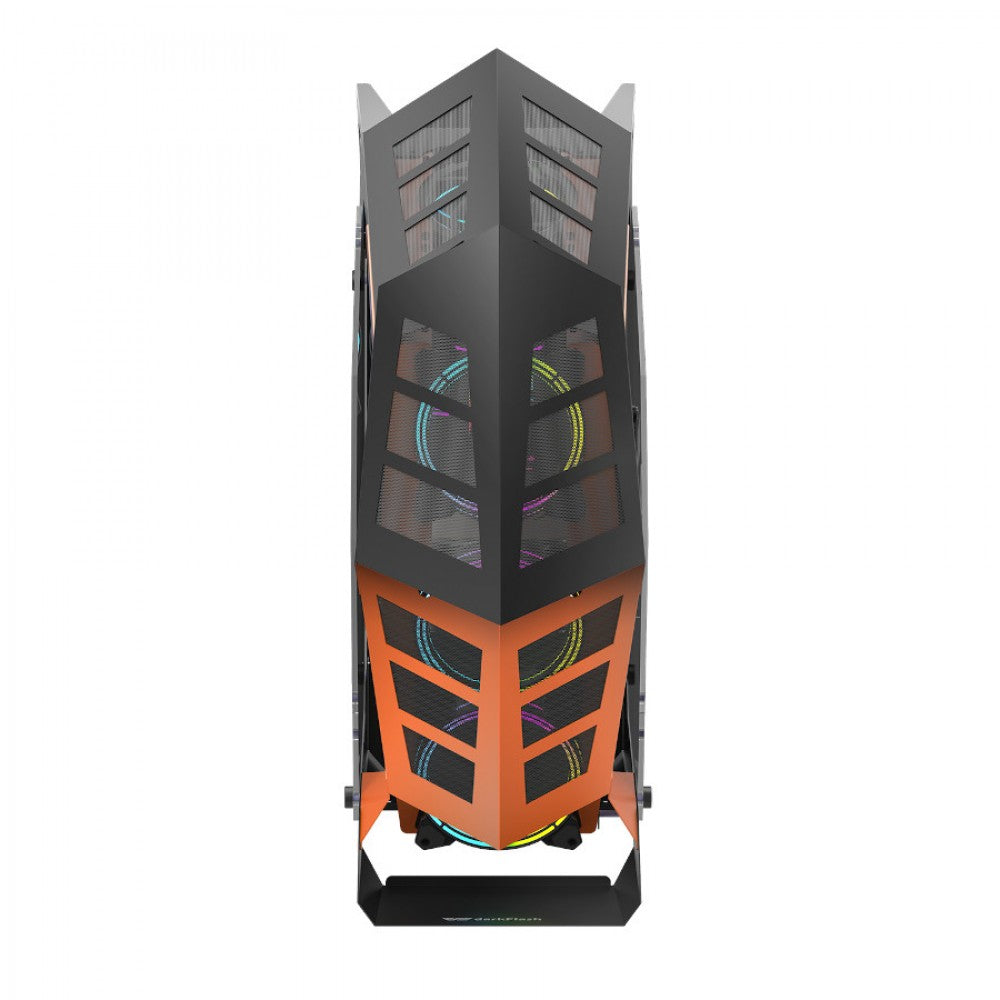 Aigo DarkFlash Knight K1 - Shiny Armour Tempered Glass Gaming Case