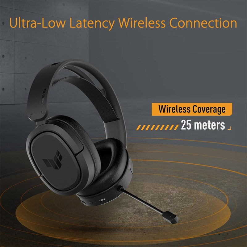 Asus TUF Gaming H1 Wireless Gaming Headset for PC, MAC, PS4/PS5, Switch - Black