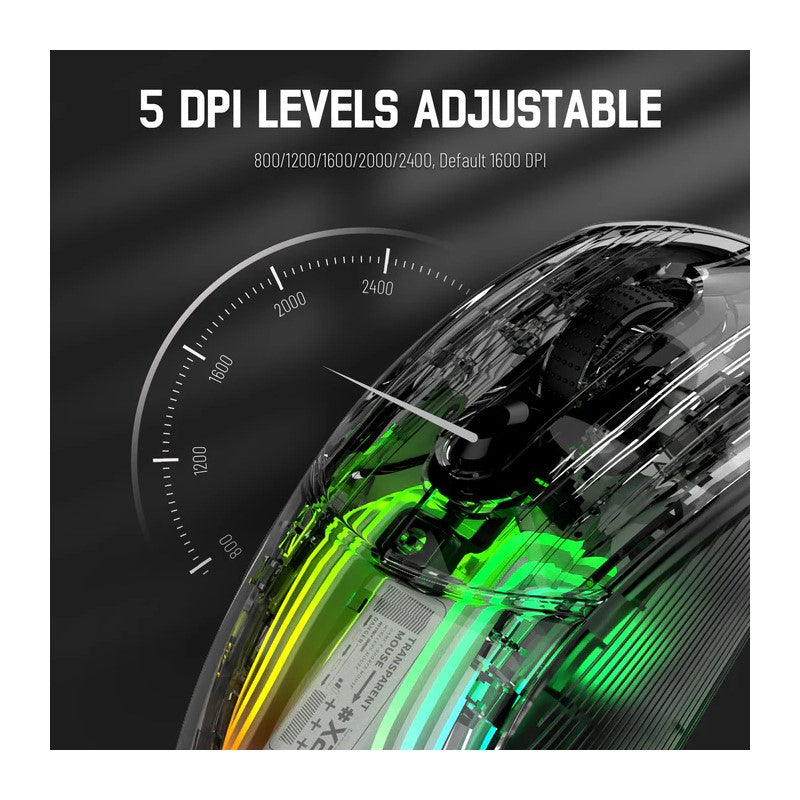 ATTACK SHARK X2 Wireless Tri-Mode (2.4Ghz/BT 5.0/USB-C) Gaming Mouse