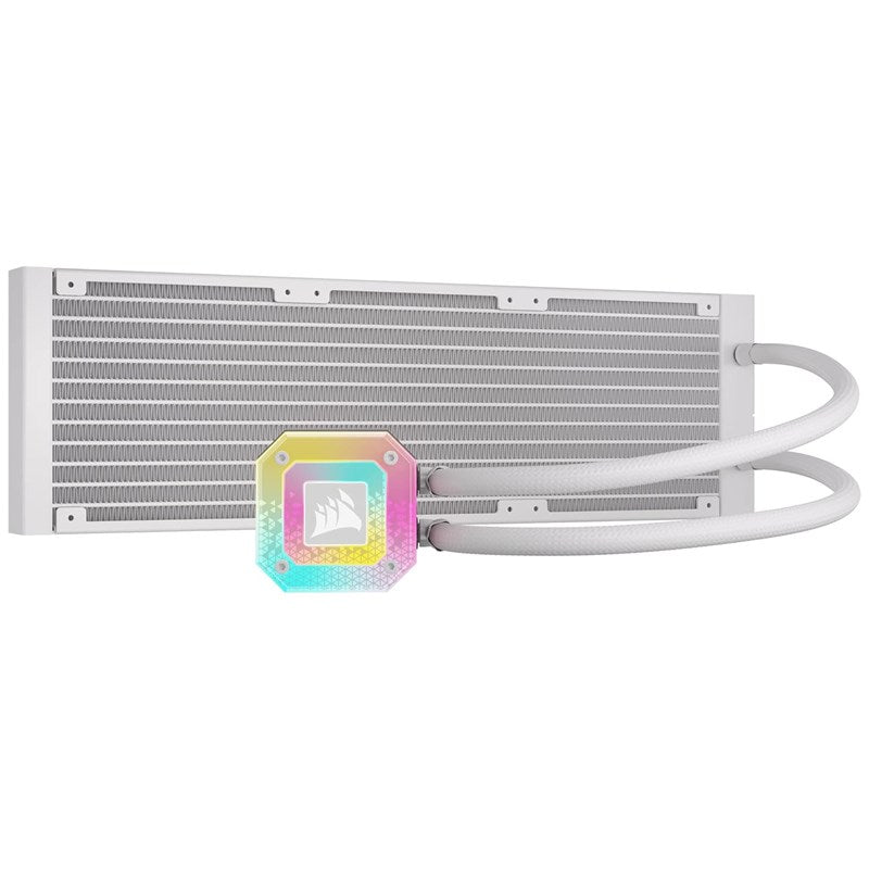 Corsair iCUE H150i ELITE CAPELLIX XT 360 mm Liquid CPU Cooler - White