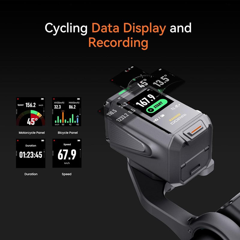 DDPAI Ranger 4K Action Camera Anti-Shake, IP67 Waterproof, Night Vision, Touchscreen, 5G Wi-Fi, GPS, and Data Recording Perfect for Cycling, Motorbike, and Travel