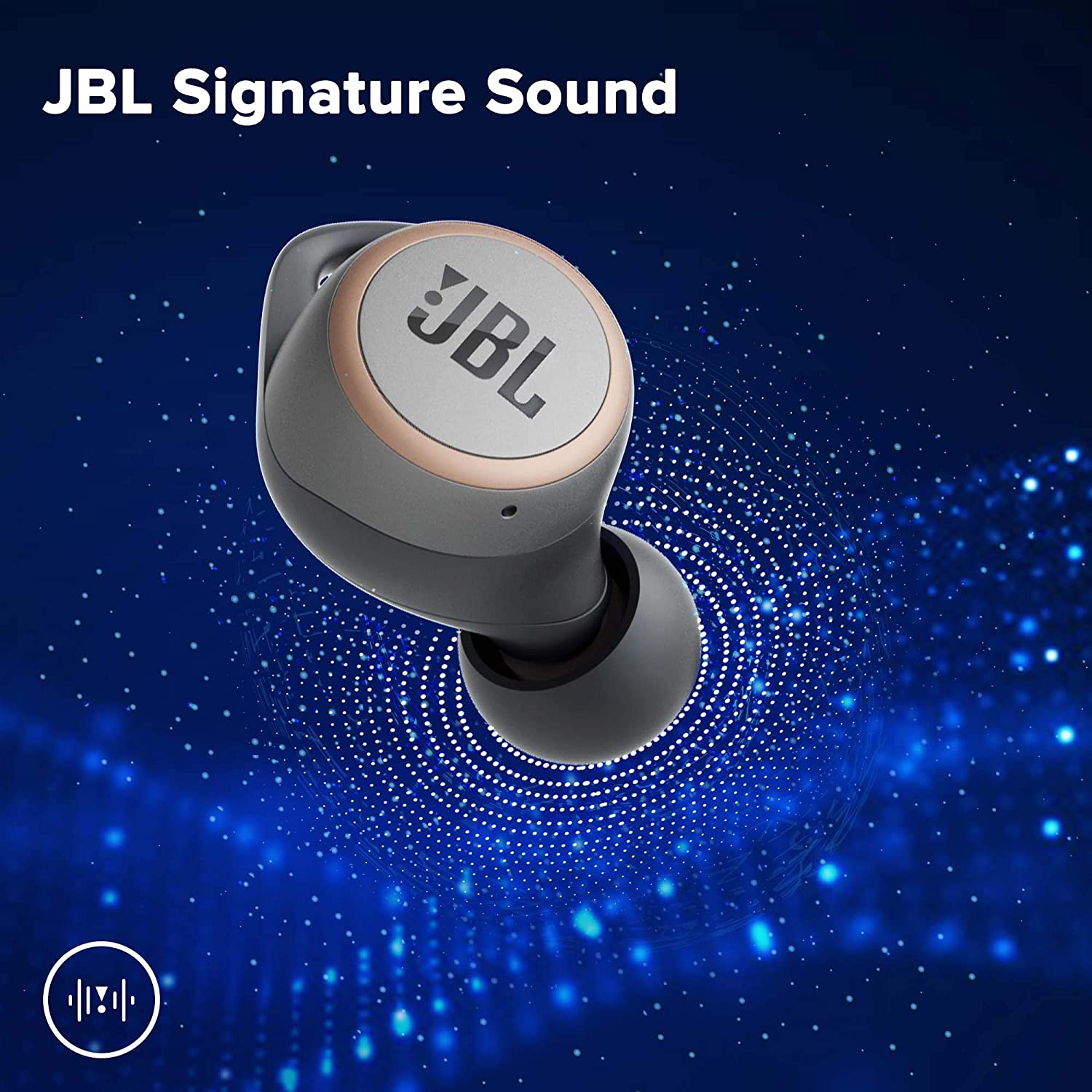 JBL Live 300TWS True Wireless in-Ear Headphones with 20 Hours Playtime , Built-in Voice Assistant, EarBuds - Black