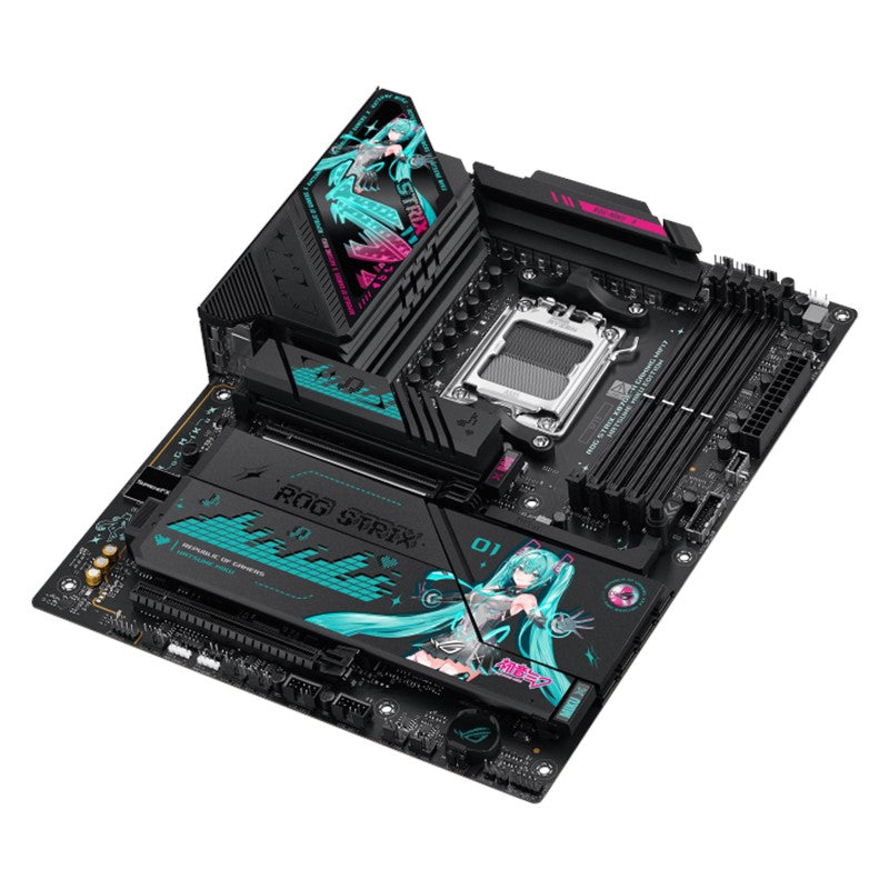 Asus ROG Strix X870E-H GAMING WiFi 7 Hatsune Miku Edition AMD AM5 DDR5 ATX Motherboard
