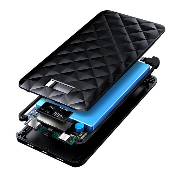 iWalk Trio 2 10000 Mah With In-Built Cables - Black