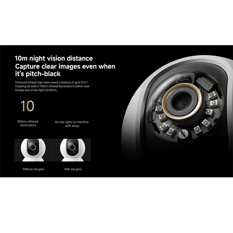 Xiaomi Mi Smart Camera C700 UK, 8 MP Ultra-HD, Wi-Fi 6 - White