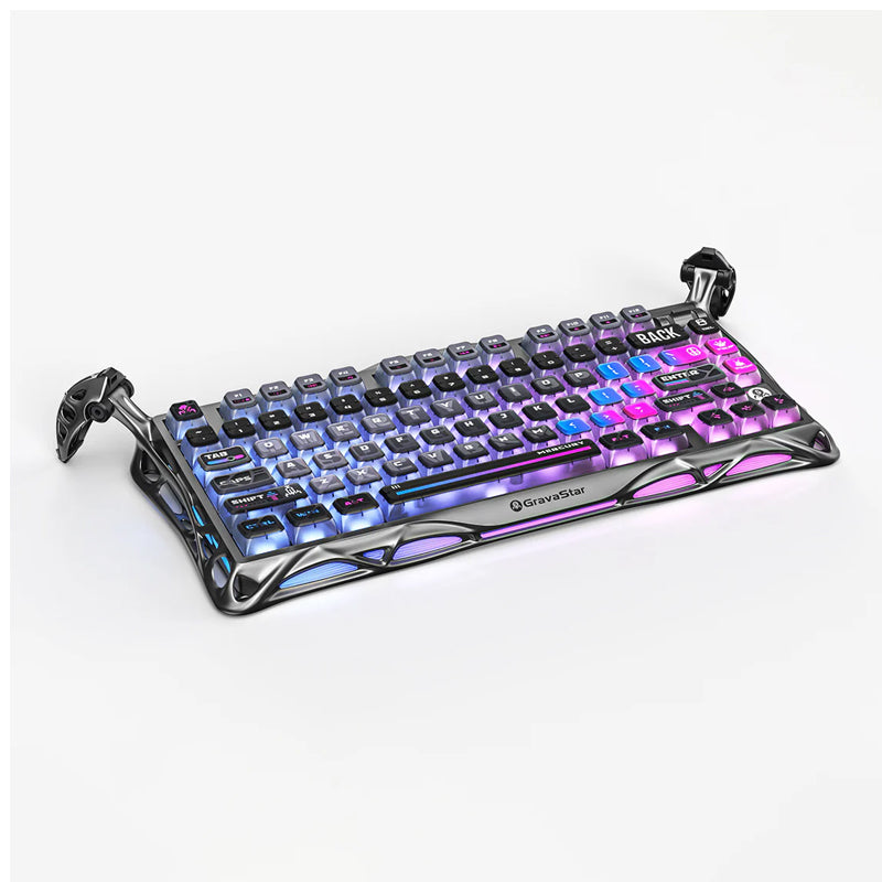 GravaStar Mercury K1 Pro 75% Wireless Mechanical Gaming Keyboard_Special Edition - Cyberpunk