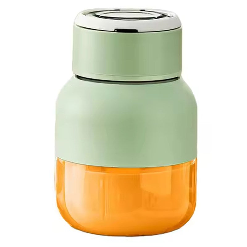 Portable Handheld USB Rechargeable Electric Juicer, Blender 800 ml - Green