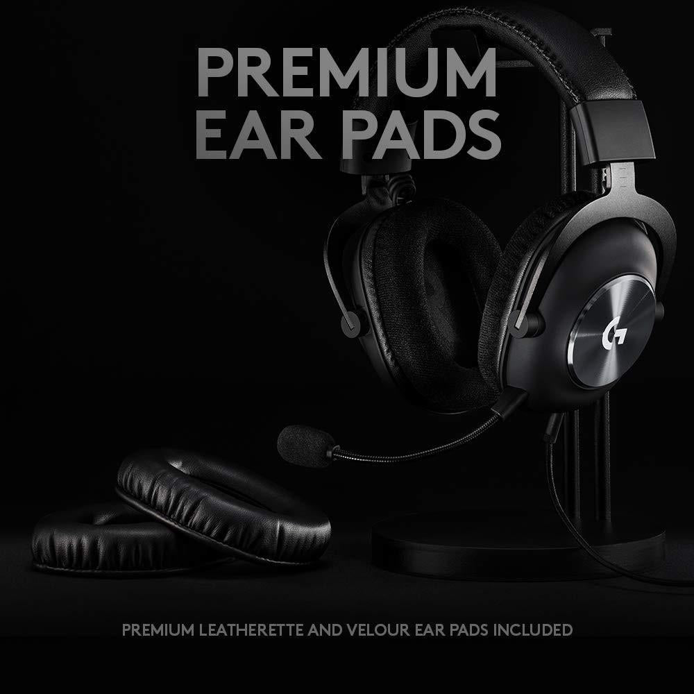 Logitech PRO X Wired Gaming Headset With Blue Voice Microphone - Black - Open Box