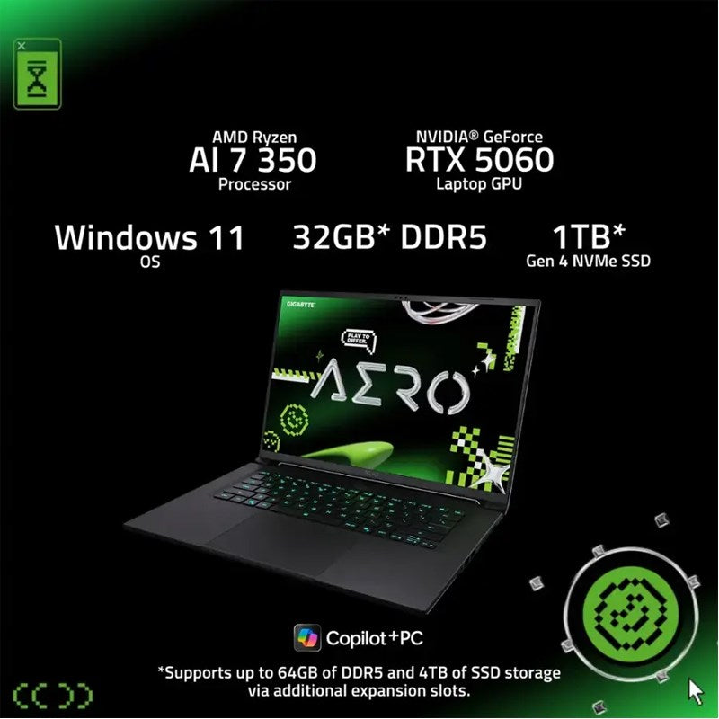 Gigabyte AERO X16, 16