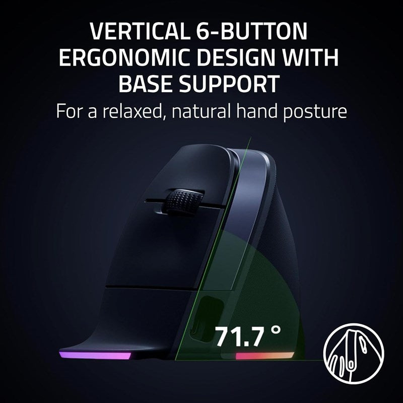 Vertical V2 Razor Razer Pro Click V2 Vertical Right-handed Vertical Ergonomic Wireless M