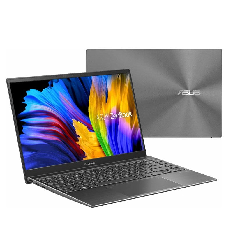 Asus Zenbook 14'' FHD Laptop, AMD Ryzen 5 5500U, 6-Cores, 8 GB DDR4 RAM, 512 GB PCle SSD, NVIDIA GeForce MX450 Graphics, English Keyboard
