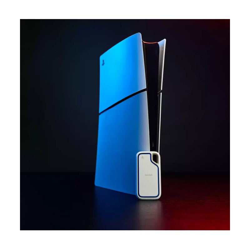 SanDisk 2 TB Extreme Portable SSD, Officially Licensed for PlayStation 5 Console and PC - up to 1000 MB/s, USB-C, USB 3.2 Gen 2, Drop Protection