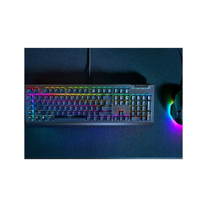 Razer BlackWidow V4 X Mechanical Gaming Keyboard, Green Switch (Arabic Layout) - Open Box