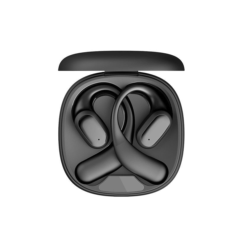 Wearable Stereo True Wireless BT 5.3 LED Display Earbuds with Silicon Ear Hook for Sports Workout Gaming, (Pack of 2)