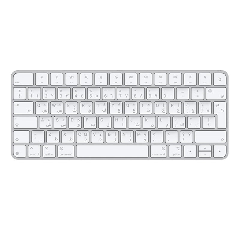 Apple Mac Mini M4 Chip with 10-Core CPU, 10-Core GPU, 16 GB RAM, 512 GB SSD + Apple Magic Keyboard (USB-C) - Arabic + Apple Magic Mouse (USB‑C) Multi-Touch Surface - White