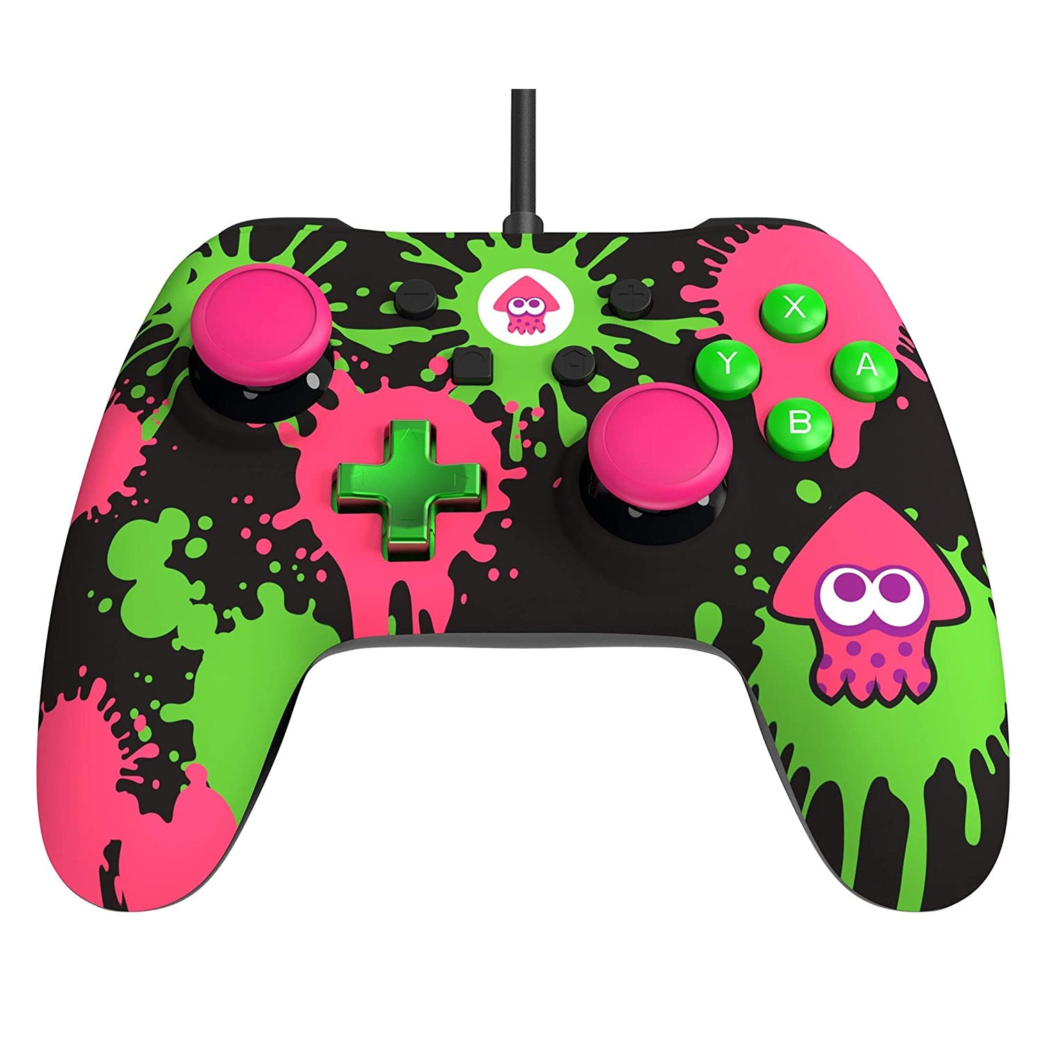 Splatoon Switch 2 Controller PowerA Splatoon 2 Wired Controller for Nintendo Switch