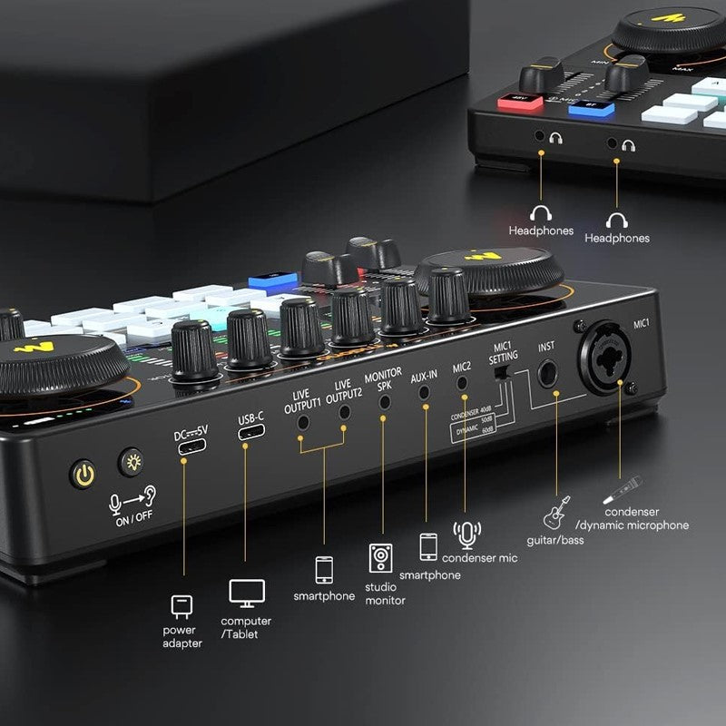 Maonocaster AME2 Audio Interface & Podcast Equipment