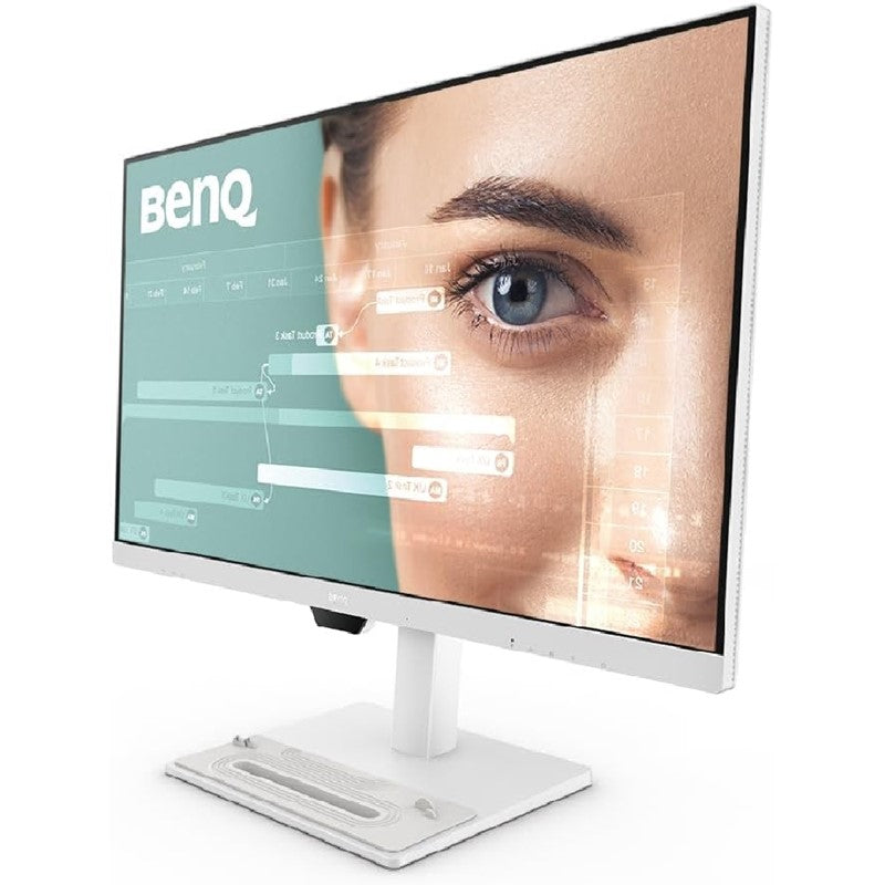 BenQ GW3290QT Monitor, White, Noise Cancelling Mic, Blue Light Filter, Built In Speakers, GW3290QT