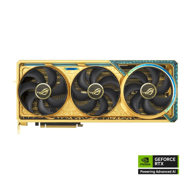 Asus ROG ASTRAL GeForce RTX 5080 OC 16GB Dhahab Edition Graphic Card - Gold