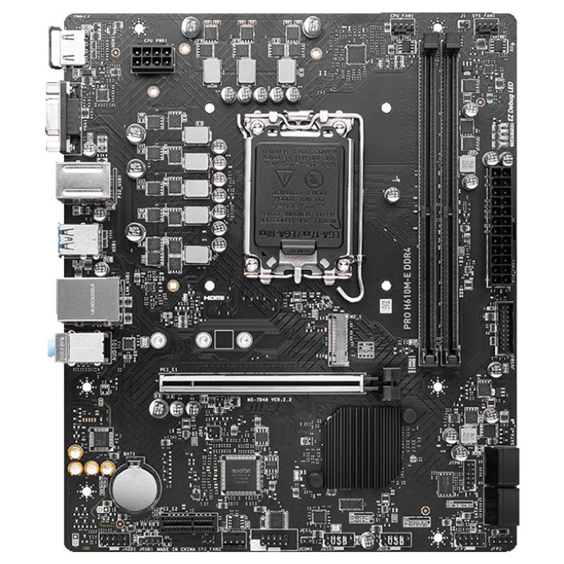 MSI PRO H610M-E DDR4 mATX Gaming Mother Board