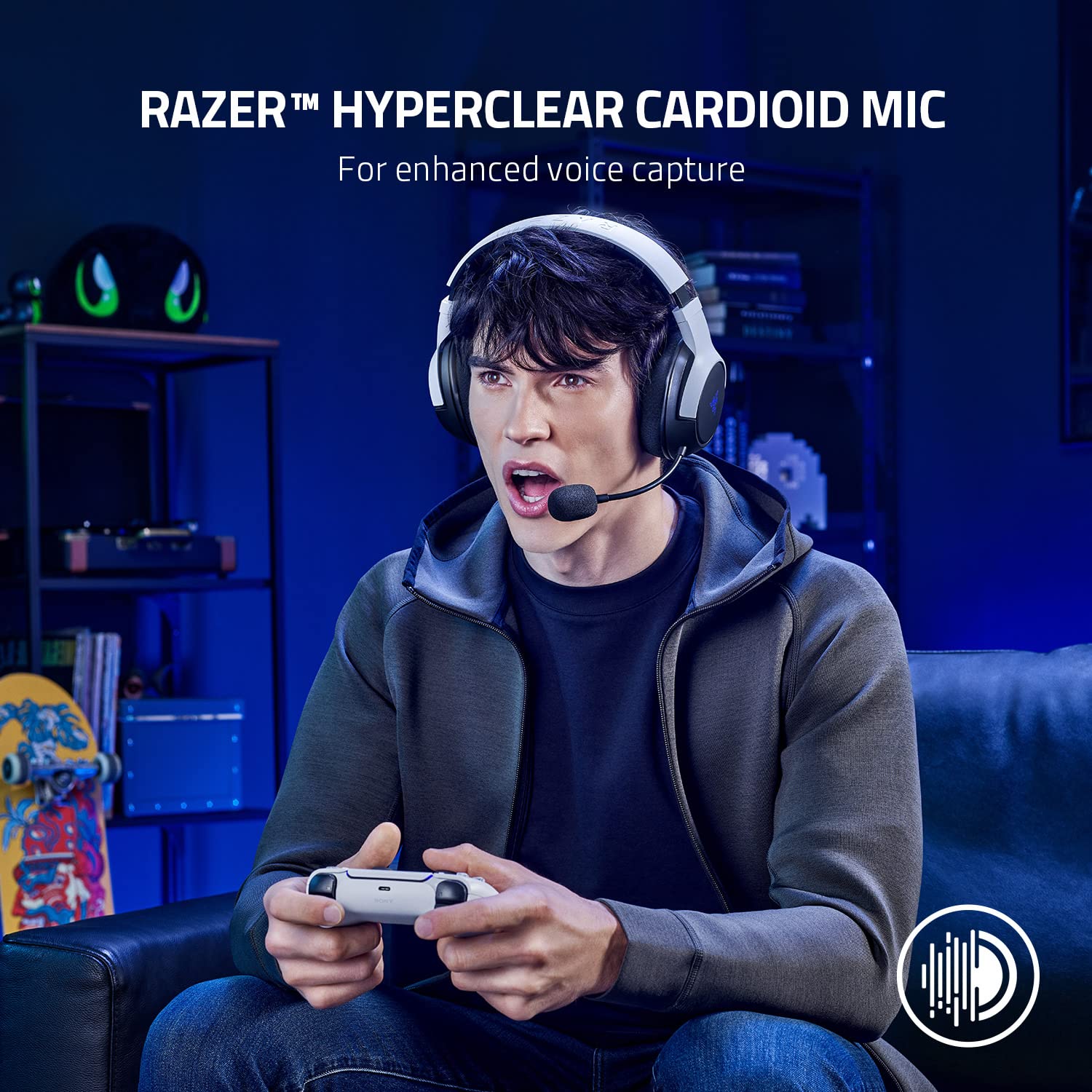 Razer Kaira for Playstation Wireless Gaming Headset - White