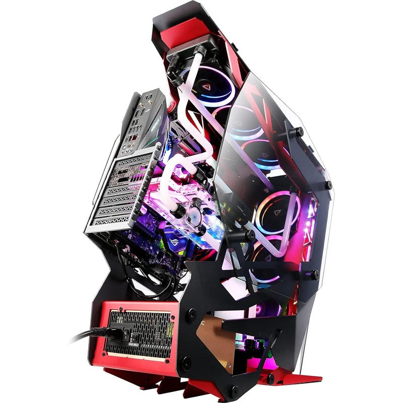 Antec Torque E-ATX Mid-Tower Gaming PC Case - Black/Red