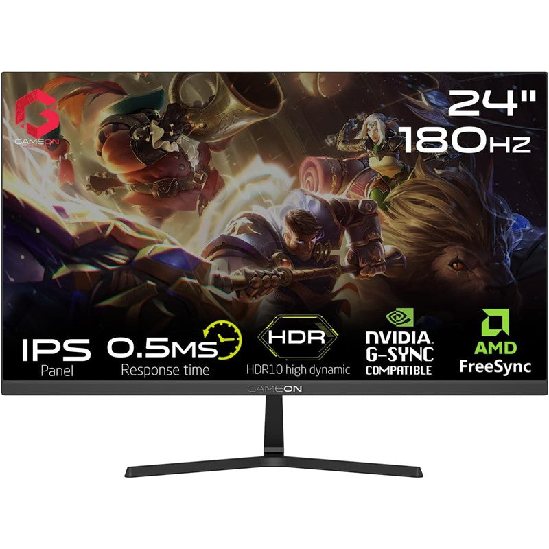 i5 GAMING PC i5-12400F, RTX 4060 8GB, Windows 11 PRO with GAMEON Gaming Monitor and 4in1 Gaming Kit