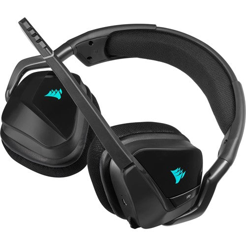 Corsair VOID RGB ELITE Wireless Premium Gaming Headset with 7.1 Surround Sound - White