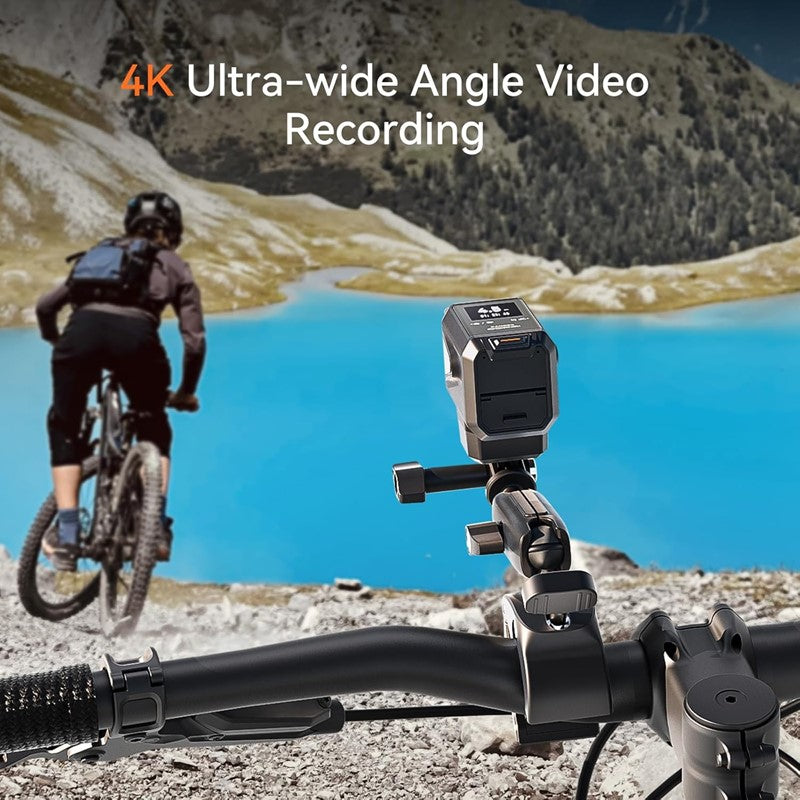 DDPAI Ranger 4K Action Camera Anti-Shake, IP67 Waterproof, Night Vision, Touchscreen, 5G Wi-Fi, GPS, and Data Recording Perfect for Cycling, Motorbike, and Travel