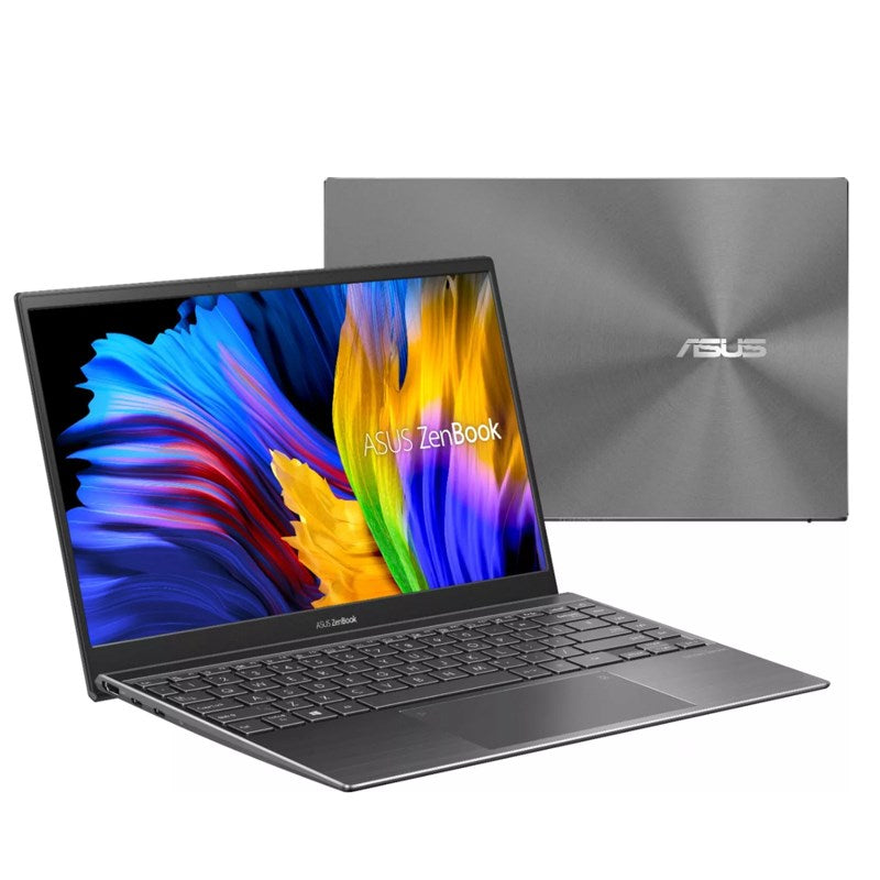 Asus Zenbook 14'' FHD Laptop, AMD Ryzen 5 5500U, 6-Cores, Up-to 4 GHz, 8 GB DDR4 RAM, 1 TB PCle SSD, NVIDIA GeForce MX450 Graphics, With Office 2024 Pre-installed - English Keyboard