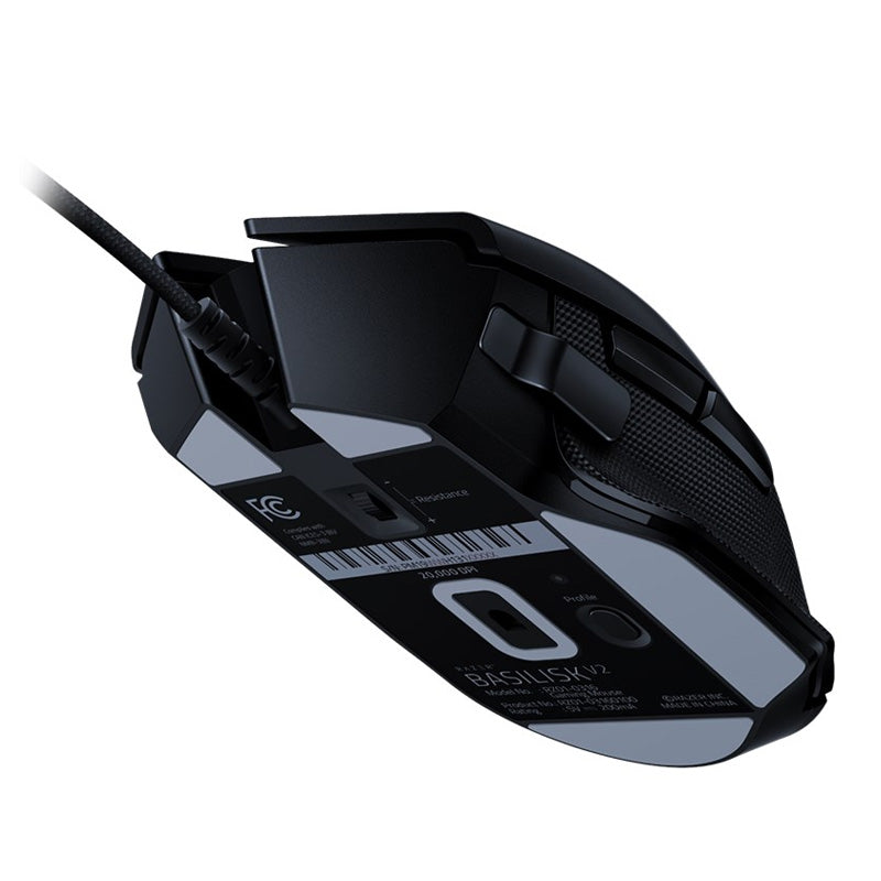 Razer Basilisk V2 Wired Gaming Mouse with 11 Programmable Buttons - Black