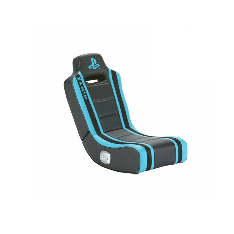 X-Rocker Sony PlayStation Geist 2.0 Floor Rocker Gaming Chair + Andaseat  LUNA Series Large  Gaming Chair -  Black/Red