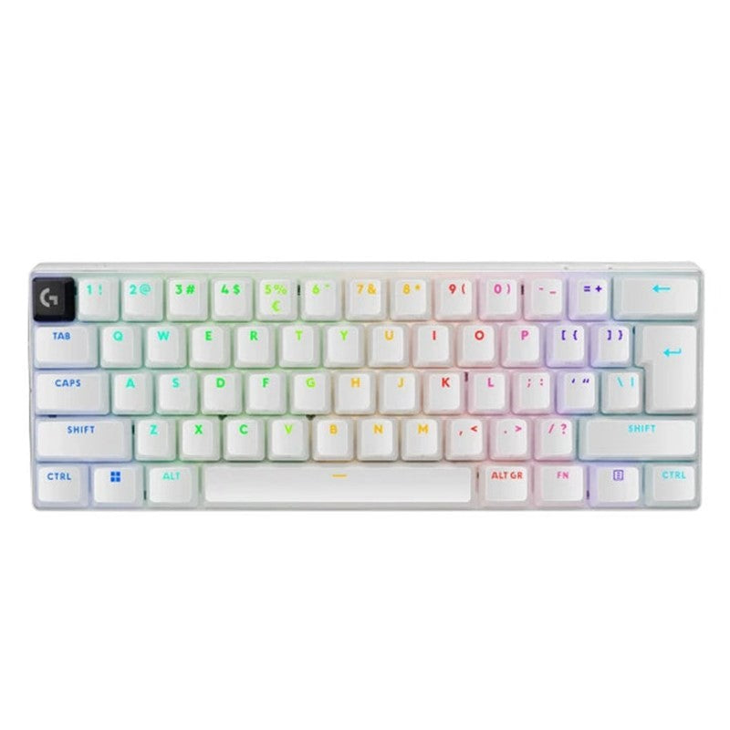 Logitech G PRO X 60 LIGHTSPEED Wireless RGB Mechanical Gaming Keyboard - (US Layout) + Logitech G502 X Wired Gaming Mouse - White