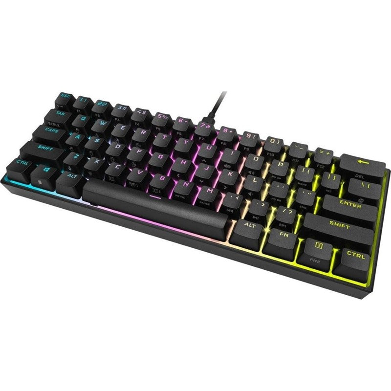 Corsair K65 RGB MINI 60% Mechanical Gaming Keyboard (CHERRY MX Red Switches) - Black