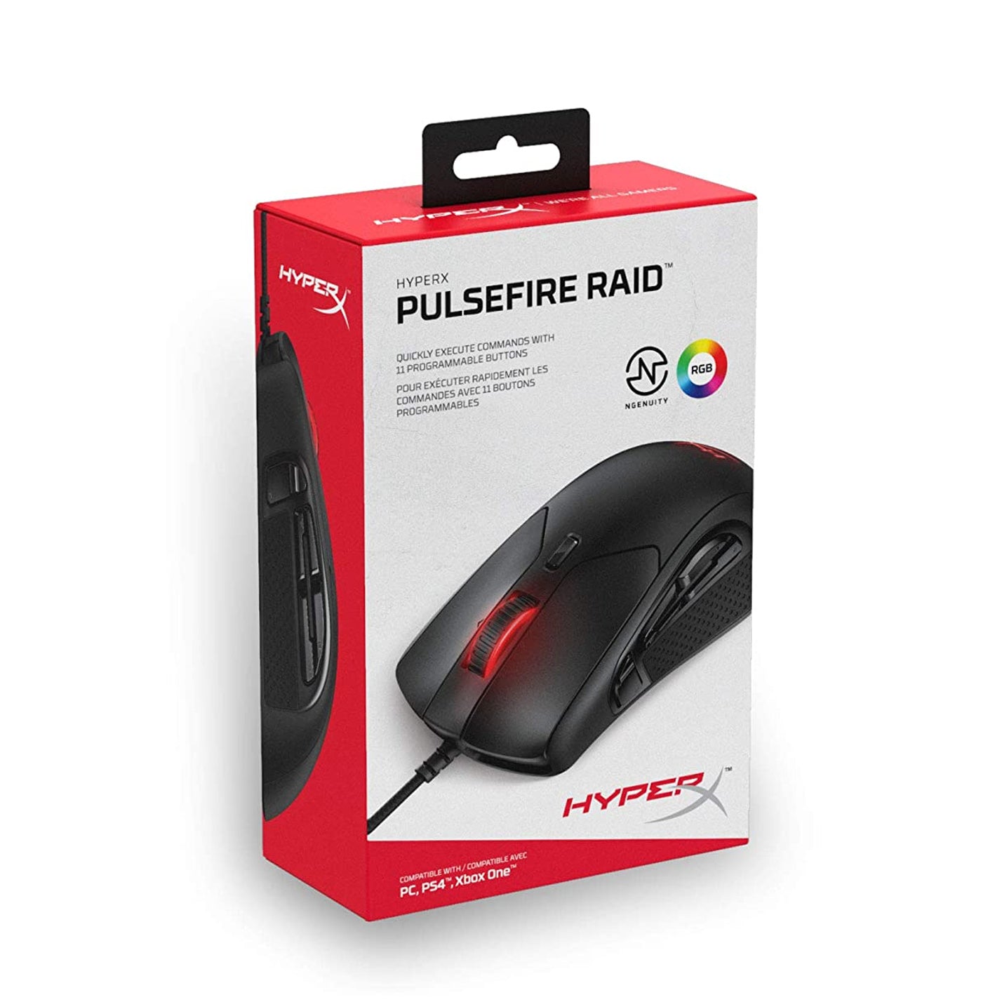 HyperX Pulsefire Raid RGB Gaming Mouse - Black
