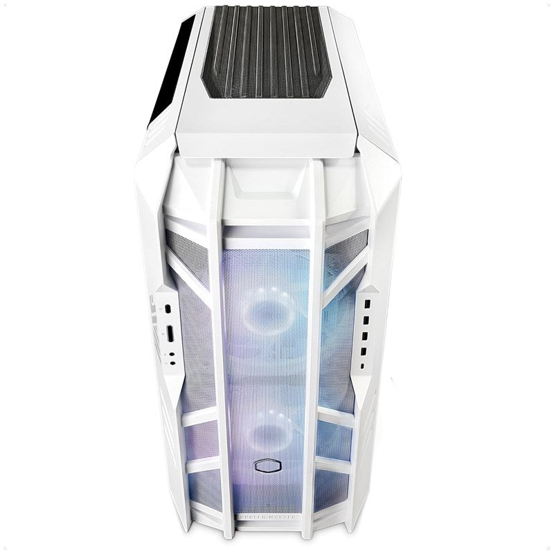 Cooler Master HAF 700 ARGB Full Tower ATX Gaming PC Case - White (5 ARGB Fans Included)