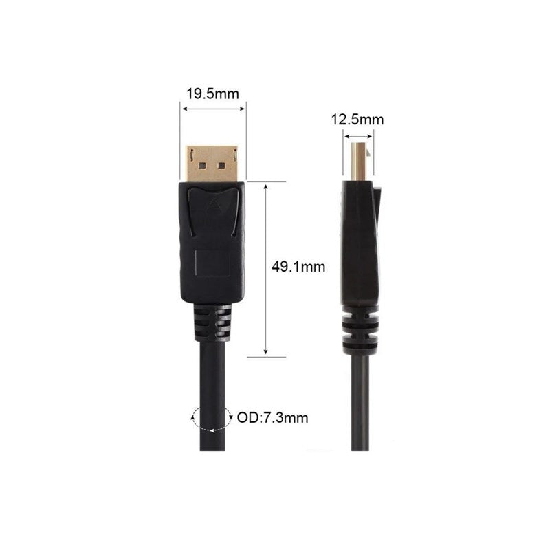 Kuwes Display Port to Display Port 4K Version 1.2