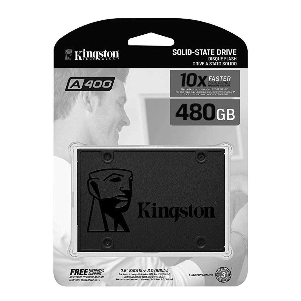 Kingston 480GB A400 Sata III 2.5
