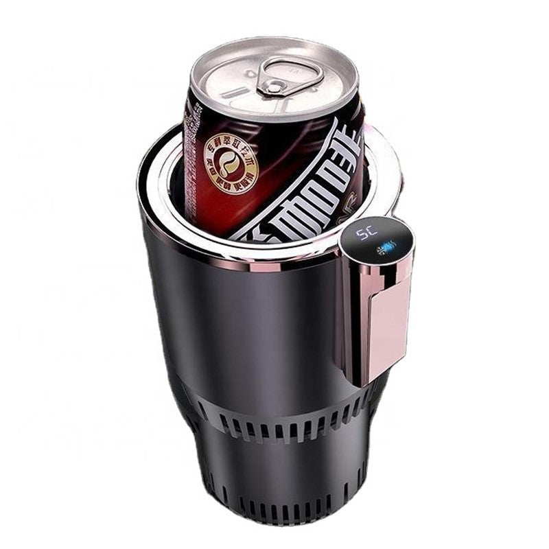 Auto Cooling & Heating Cup Holder for Car, 2-in-1 Smart Drink Holder for Coffee/Water/Milk with Temperature Display, (Pack of 2)